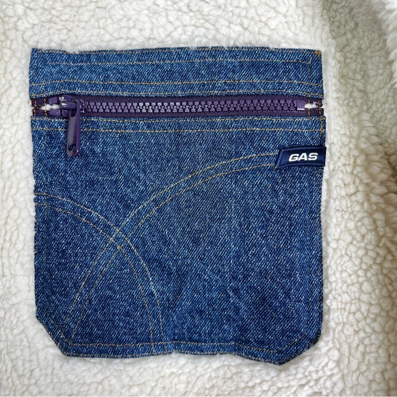 NWT GAS Eppie Teddy Ecofur Full Zip High Neck Jacket Ivory Men’s ? Size 40 - Picture 6 of 12